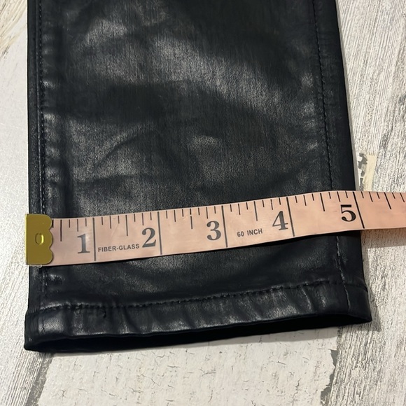 AG Adriano Goldschmied Farrah High Rise Skinny Faux Leather Pants Size 29 NWT - Picture 16 of 16